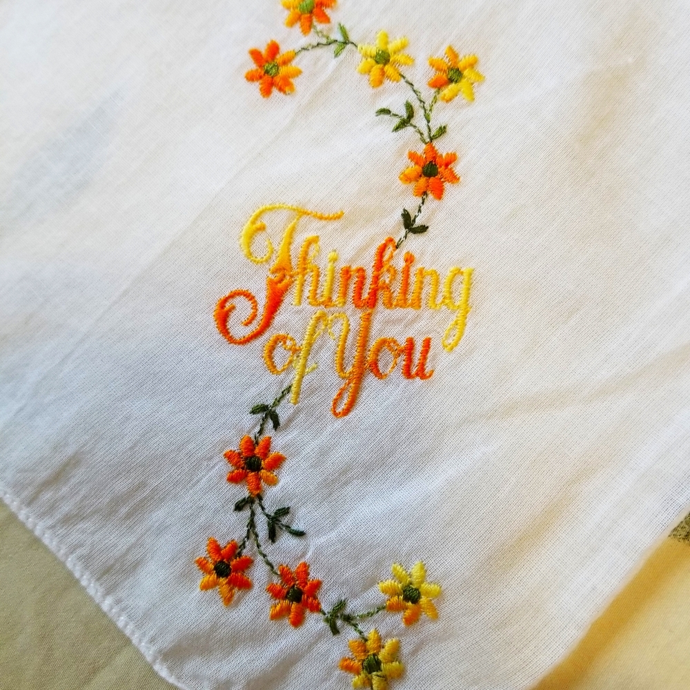 Lot of 5 Vintage Handkerchiefs